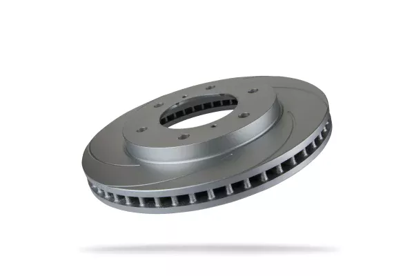 Pedders Front Left 295mm Slotted Geomet Coated Brake Rotor Mitsubishi L200 4WD, MR 2018-Onward