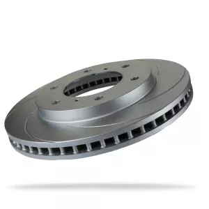Pedders Front Right Slotted Geomet Coated Brake Rotor Mitsubishi L200 4WD, MQ 2015-2018