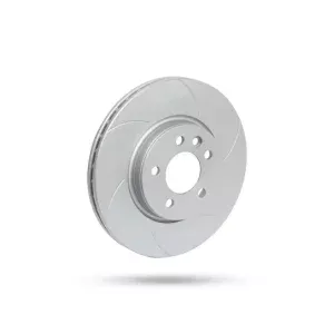 Pedders Front Right Slotted Geomet Coated Brake Rotor Volkswagen Amarok 2H, 3.0lt 6cyl TD 2010-2023