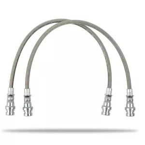 Pedders Extended Braided Brake Hose Pair Mitsubishi L200 4WD, MQ 2015-2018