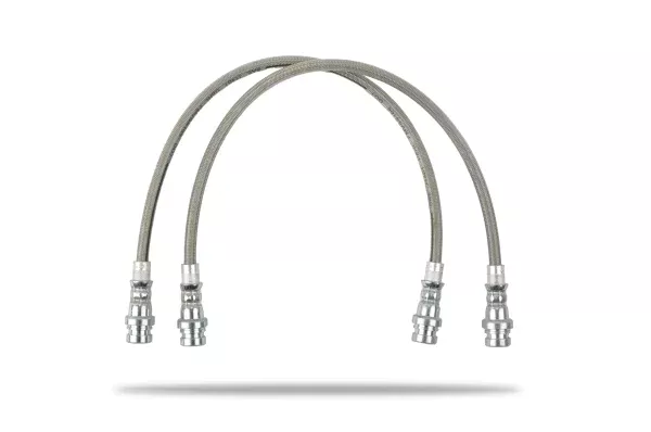 Pedders Extended Braided Brake Hose Pair Mitsubishi L200 4WD, MN ML B40 2006-2015