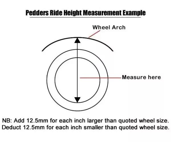 Pedders Lowering Kit With Assembled Struts Ford Ranger PX MK3, 4WD 2.0 Model ONLY 2019-2022