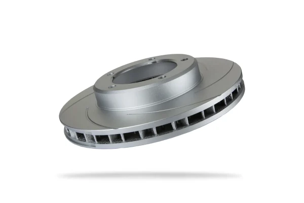 Pedders Front Right Slotted Geomet Coated Rotor Toyota Land Cruiser 100 Series, FZJ105 & HZJ105 1998-2007