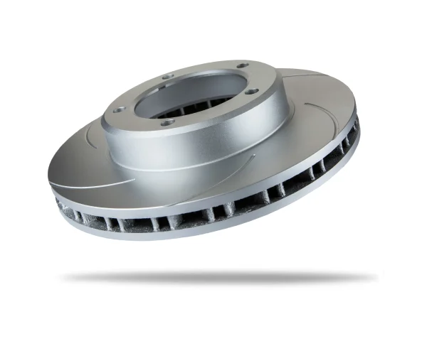 6211760SGL.webp Pedders Front Left Slotted Geomet Coated Brake Rotor Toyota Landcruiser 100 Series, HD, FZJ & UZJ100 IFS 1998-2007