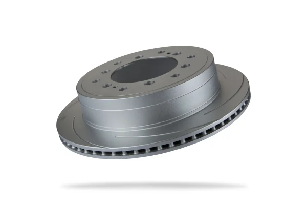 6218170SGR.webp Pedders Rear Right Slotted Geomet Coated Brake Rotor Toyota Land Cruiser 150 series, KDJ150R 2009-2015