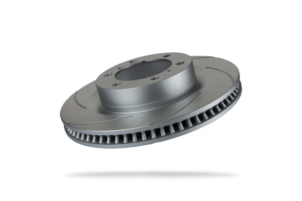 Pedders Front Left Slotted Geomet Coated Brake Rotor Toyota Land Cruiser 150 series, KDJ150R 2009-2015