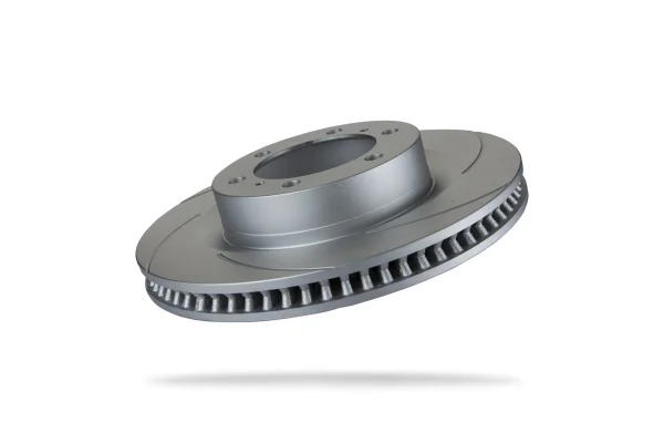 Pedders Front Right Slotted Geomet Coated Brake Rotor Toyota Land Cruiser 150 series, KDJ150R 2009-2015