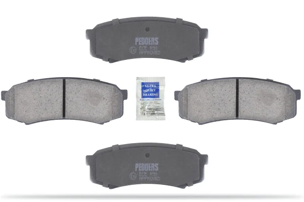 Pedders Rear Kevlar Ceramic Brake Pads Toyota Land Cruiser 120 series, LC3 LC5, KDJ120, KZJ120, RZJ120 & GRJ12 2002-2009