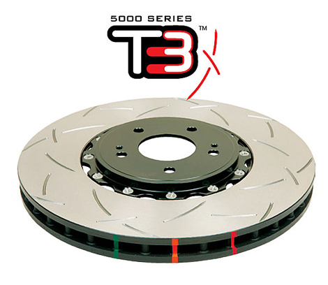 DBA 5000 Series T3 Slotted Front Brake Disc 325mm for Chevrolet Corvette (C5) / Chevrolet Corvette (C5) Z06