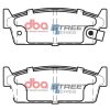 DBA Street Series Ceramic Rear Brake Pad Set 98.9 x 34.8 x 15.8mm for Nissan Laurel C32 / Nissan Skyline (R31) & More