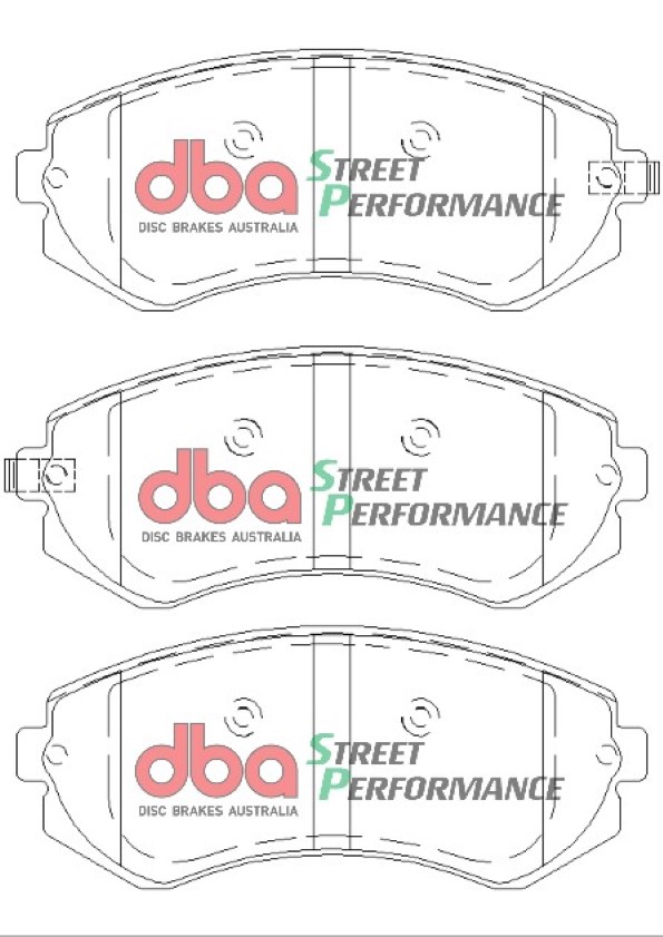 DB1148SP.jpg DBA Street Performance Front or Rear Brake Pad Set 121 x 50.5 x 15.1mm for Nissan Patrol / Nissan Silvia (S14) / Nissan Silvia S14
