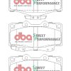 DBA Street Performance Front Brake Pad Set 119 x 74+67.5 x 15mm for Toyota 4 Runner LN130 / Toyota 4 Runner VZN185 & More