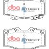 DBA Street Series Ceramic Front Brake Pad Set 119.3, 119.3 x 68.1, 73.7 x 15.0mm for Toyota 4 Runner LN130 / Toyota 4 Runner VZN185 & More