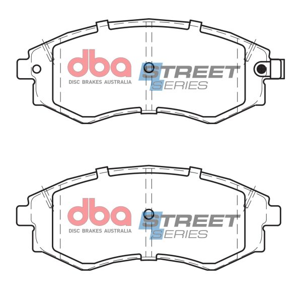 DB1167SS.jpg DBA Street Series Ceramic Front Brake Pad Set 137.2 x 54.2 x 16.4mm for Daewoo Korando / Daewoo Musso & More
