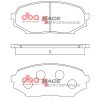 DBA Race Performance Front Brake Pad Set for Mazda MX5 (Mk1) (NA)