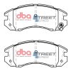 DBA Street Series Ceramic Front Brake Pad Set 127.8 x 54.4 x 16.9mm for Subaru Impreza / Subaru Legacy BC5 & More