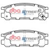 DBA Street Series Ceramic Rear Brake Pad Set 107.8 x 38.5 x 14.9mm for Subaru Impreza / Subaru Legacy BC5 & More