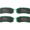 DBA Street Performance Rear Brake Pad Set 116.3 x 44.1 x 15.5mm for Mitsubishi Pajero & Shogun / Toyota FJ Cruiser & More
