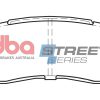 DBA Street Series Ceramic Rear Brake Pad Set 119.6 x 42.7 x 15.0mm for Toyota Estima / Toyota Lucida / Toyota Previa