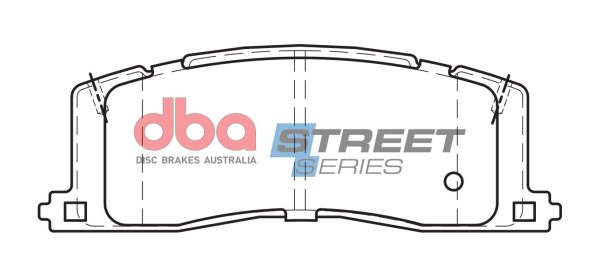 DBA Street Series Ceramic Rear Brake Pad Set 119.6 x 42.7 x 15.0mm for Toyota Estima / Toyota Lucida / Toyota Previa