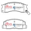 DBA Street Series Ceramic Front Brake Pad Set 136.7, 128.4 x 54.9, 51.8 x 15.1mm for Toyota Estima / Toyota Lite-Ace & More