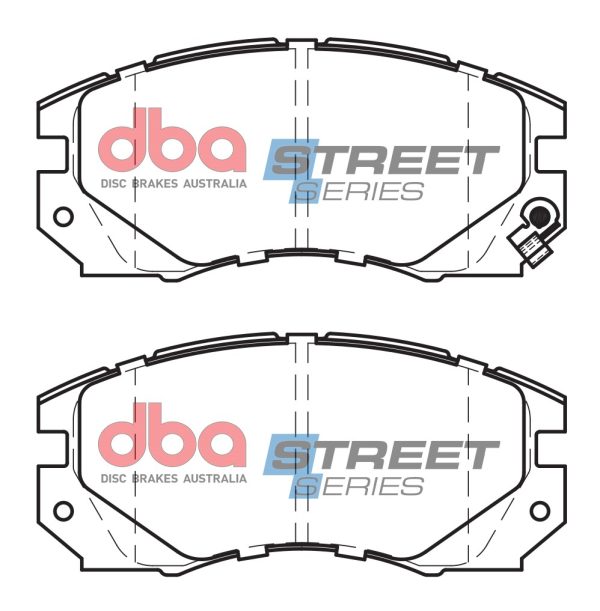 DB1219SS.jpg DBA Street Series Ceramic Front Brake Pad Set 127.8 x 58.6 x 16.6mm for Subaru Impreza / Subaru Legacy BC3 & More