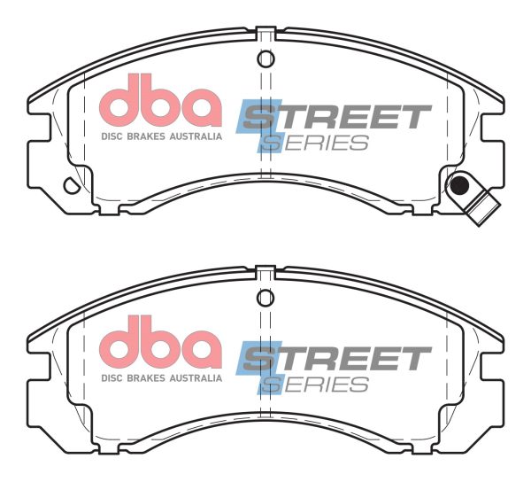 DBA Street Series Ceramic Front Brake Pad Set 149.9 x 58.4 x 15.7mm for Citroen C-Crosser / Citroen C-Crosser Enterprise & More