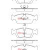 DBA Race Performance Front Brake Pad Set 151.4 x 57.3 x 17mm for BMW 3 Series (E36) 316 / BMW 3 Series (E36) 318 & More