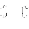 DBA Street Series Ceramic Front Brake Pad Set 151.4 x 57.2 x 17.1mm for BMW 3 Series (E36) 316 / BMW 3 Series (E36) 318 & More