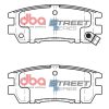 DBA Street Series Ceramic Rear Brake Pad Set 108.0 x 43.4 x 14.0mm for Mitsubishi Delica / Mitsubishi L 400 & More
