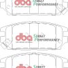 DB1238SP.jpg DBA Street Performance Rear Brake Pad Set 107.6 x 45.6 x 15.3mm for Mitsubishi Chariot / Mitsubishi Galant & More