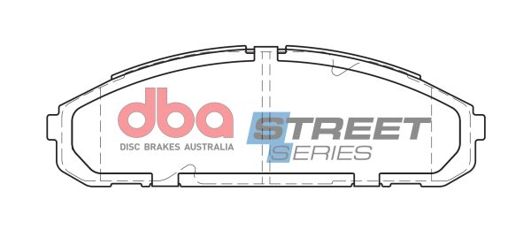 DBA Street Series Ceramic Front Brake Pad Set for Nissan Patrol Y60