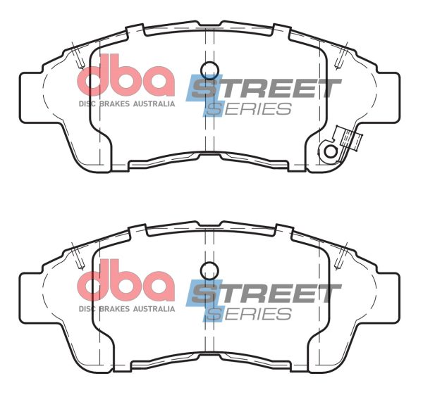 DB1267SS.jpg DBA Street Series Ceramic Front Brake Pad Set 133.2 x 53.1 x 17.5mm for Holden (Aust/Nz) Apollo / Toyota Camry & More