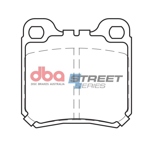 DBA Street Series Ceramic Rear Brake Pad Set 61.7 x 61.3 x 14.8mm for Holden (Aust/Nz) Vectra JR / Holden (Aust/Nz) Vectra JS & More