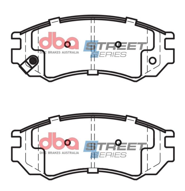 DB1281SS.jpg DBA Street Series Ceramic Front Brake Pad Set 127.5 x 51.8 x 14.6mm for Nissan 100NX / Nissan Almera & More