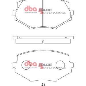 DBA Race Performance Front Brake Pad Set for Mazda MX5 (Mk1) (NA) / Mazda MX5 (Mk2) (NB)