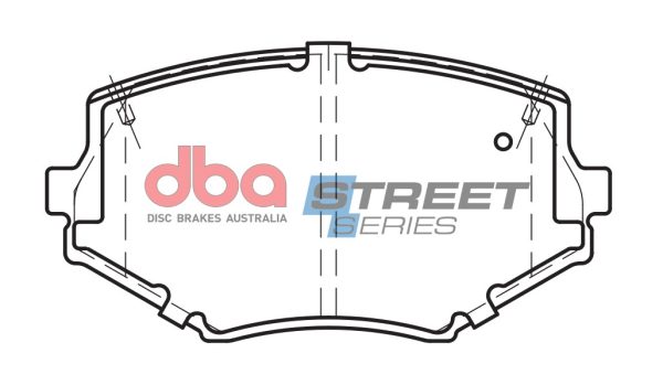 DBA Street Series Ceramic Front Brake Pad Set for Mazda MX5 (Mk1) (NA) / Mazda MX5 (Mk2) (NB)