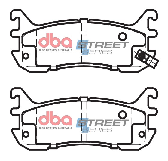 DBA Street Series Ceramic Rear Brake Pad Set for Mazda MX5 (Mk1) (NA) / Mazda MX5 (Mk2) (NB)