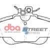 DBA Street Series Ceramic Front Brake Pad Set 108.0 x 74.7 x 19.0mm for Mercedes C-Class (W202) C180 / Mercedes C-Class (W202) C200 & More