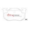 DBA Xtreme Performance Rear Brake Pad Set 105 x 54.77 x 10.8mm for Renault 19 / Renault 19 Chamade & More