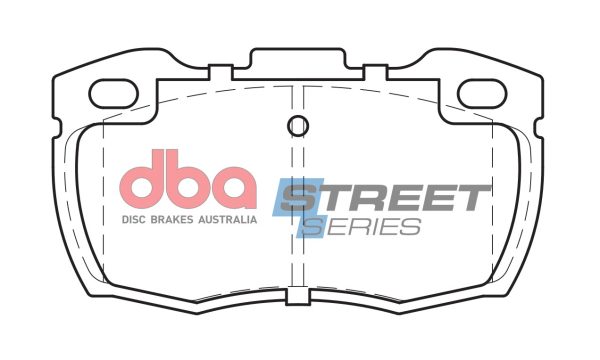 DBA Street Series Semi-Metallic Front Brake Pad Set 126.5 x 68.5 x 17.2mm for Land Rover Defender