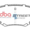 DBA Street Series Ceramic Front Brake Pad Set 110.1 x 54.9 x 14.3mm for Suzuki Vitara