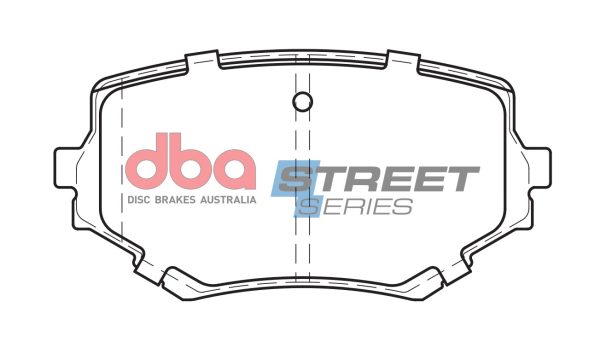 DBA Street Series Ceramic Front Brake Pad Set 110.1 x 54.9 x 14.3mm for Suzuki Vitara