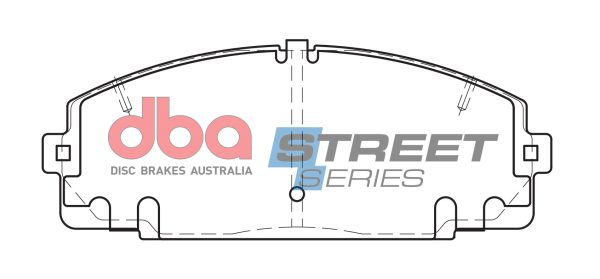 DBA Street Series Ceramic Front Brake Pad Set 145.5 x 56.5 x 14.9mm for Toyota Dyna / Toyota Dyna 300 & More