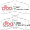 DBA Street Performance Front Brake Pad Set 183.3 x 64 x 15.6mm for Chevrolet (M.East/S.Africa) Caprice / Chevrolet (M.East/S.Africa) Lumina & More