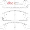 DBA Xtreme Performance Front Brake Pad Set 158.8 x 56.3 x 16.5mm for Nissan Elgrand E50 / Nissan Elgrand E51 / Nissan X-Trail