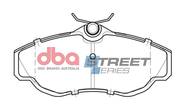 DB1336SS.jpg DBA Street Series Semi-Metallic Front Brake Pad Set for Land Rover Discovery 2 / Land Rover Range Rover P38