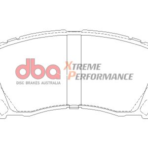 DBA Xtreme Performance Front Brake Pad Set 138 x 59.4 x 16.9mm for Subaru Forester / Subaru Impreza & More