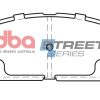 DBA Street Series Ceramic Front Brake Pad Set 141.0 x 55.5 x 15.3mm for Toyota Avensis AZT220 / Toyota Avensis CDT220 & More