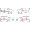 DBA Xtreme Performance Front Brake Pad Set 171 x 51.5 x 15.4mm for Aston Martin V8 Coupe / Aston Martin V8 Volante & More